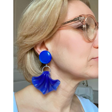 AMELIA bleu - Francine BRAMLI Paris