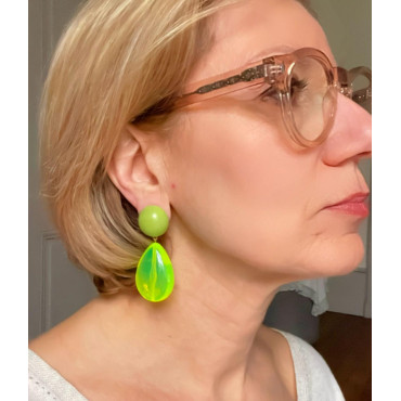 CUBA Vert fluo - FRANCINE BRAMLI Paris