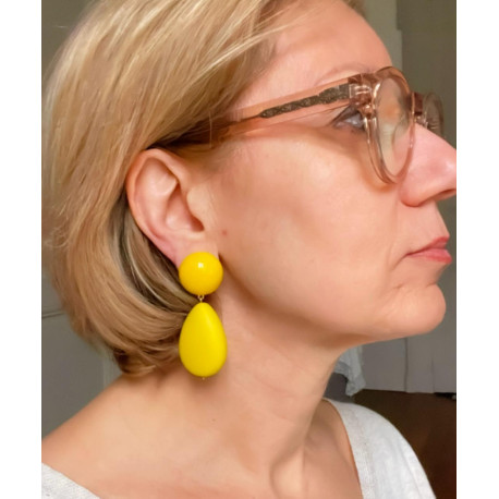 CUBA Jaune vif - FRANCINE BRAMLI Paris