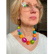 Collier OCTAVE perles multicolores - FRANCINE BRAMLI Paris