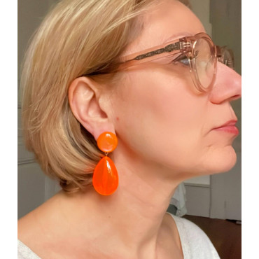 CUBA Orange vif - FRANCINE BRAMLI Paris