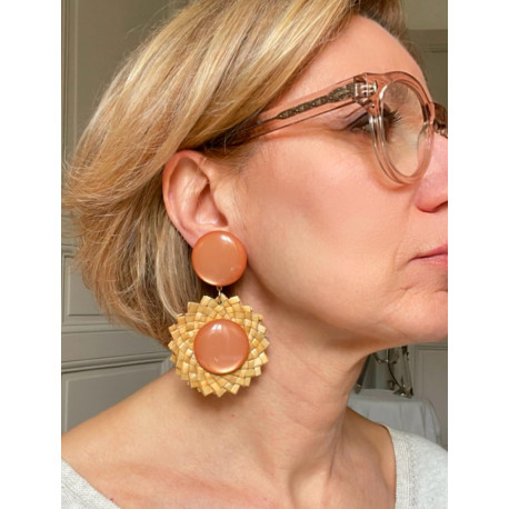RAPHIA CAB naturel - Francine BRAMLI Paris