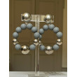BASTILLES gris & argent OP - Francine BRAMLI Paris