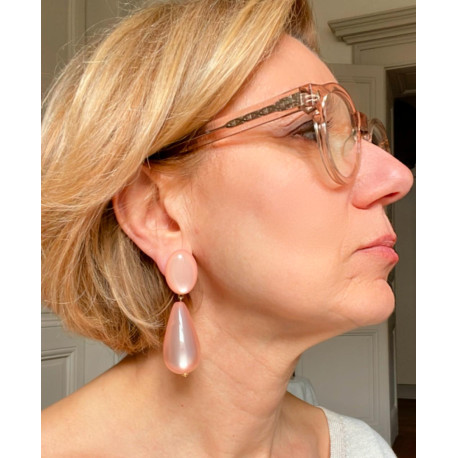 CAYENNE S rose pâle - Francine BRAMLI Paris