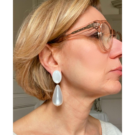 CAYENNE S blanche - Francine BRAMLI Paris