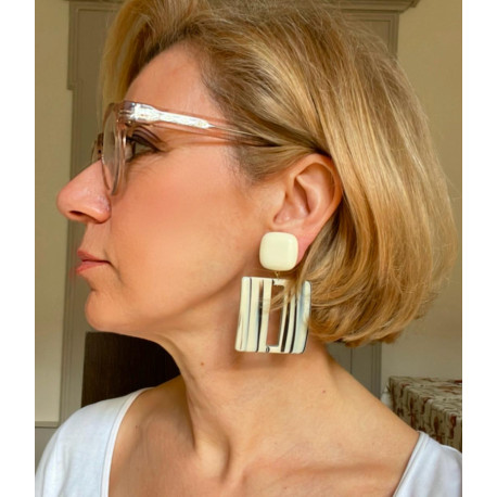PAULE ivoire marron - Francine BRAMLI Paris