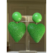 COEUR Galuchat Vert - Francine BRAMLI Paris