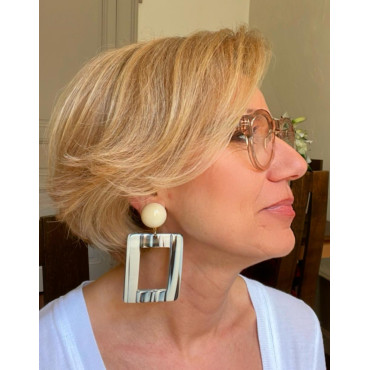 PAULA ivoire marron - Francine BRAMLI Paris