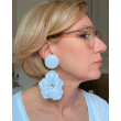 FLEUR blanche pistil en cristal - Francine BRAMLI Paris