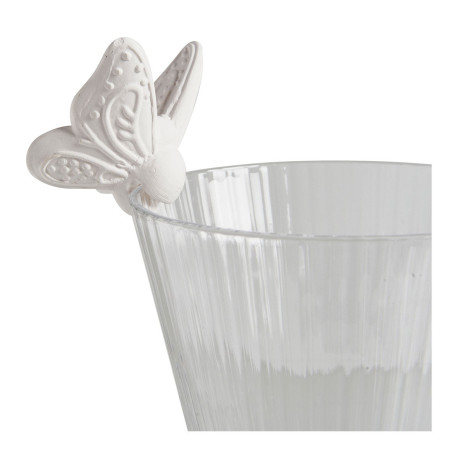 PAPILLON en biscuit de Porcelaine, à poser - MATHILDE M