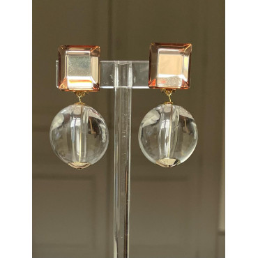 DISCO perle transparente - Francine BRAMLI Paris