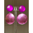 MAYLEEN MM feuille d'or fuchsia - Francine BRAMLI Paris