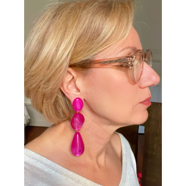 CAYENNE LG Fuchsia - Francine BRAMLI Paris