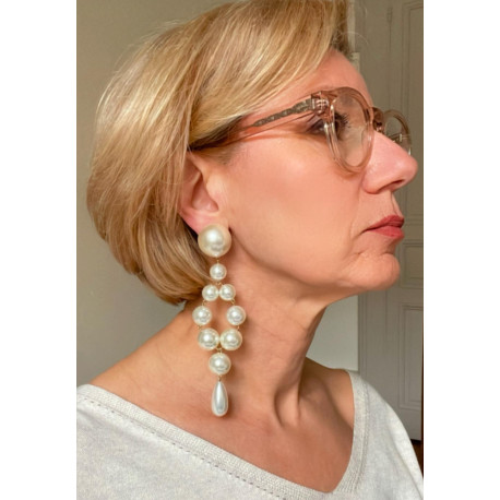 VICTORIA perles nacrées - Francine BRAMLI Paris