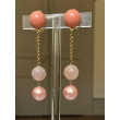 YVETTE perles roses - Francine BRAMLI Paris