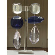 ASYM bleu & transparent - Francine BRAMLI Paris