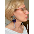 ASYM bleu & transparent - Francine BRAMLI Paris