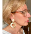 NARCISA créole ivoire beige - Francine BRAMLI Paris