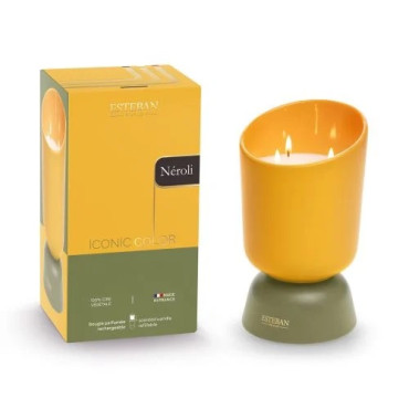Bougie parfumée Néroli rechargeable 700g - ESTEBAN Parfums Paris