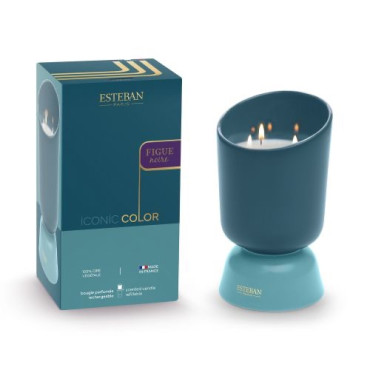 Bougie parfumée FIGUE NOIRE rechargeable 700g - ESTEBAN Parfums Paris