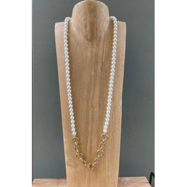 Sautoir VICTORIA perles de Majorque - FRANCINE BRAMLI Paris collier