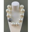 Collier WILLIAM perles nacrées et Nacre - FRANCINE BRAMLI Paris