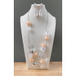 Collier PIERIC nude argent transparent FRANCINE BRAMLI Paris