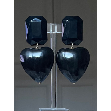 LOVE coeur en corne de buffle - Francine BRAMLI Paris