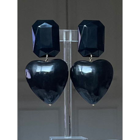 LOVE coeur en corne de buffle - Francine BRAMLI Paris