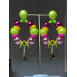 BASTILLES rose & vert - Francine BRAMLI Paris