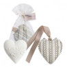 Boîte COEUR et décor parfumé VOILE DE LIN - MATHILDE M