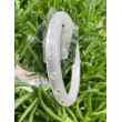 BRACELET jonc blanc irisé & cristaux - Francine BRAMLI Paris