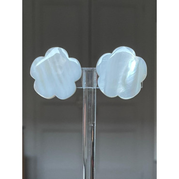 Rainball PAQUERETTE fleur en nacre - Francine BRAMLI Paris