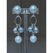 PRISCA Perles de Majorque, gris et nacré - Francine BRAMLI Paris