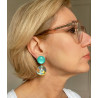 DISCO bleu, transparent - Francine BRAMLI Paris