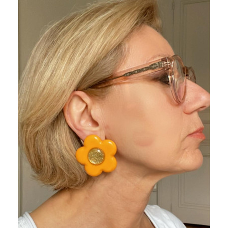 Rainball FLEUR Orange - Francine BRAMLI Paris