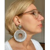 COURONNE Blanc, argenté - Francine BRAMLI Paris