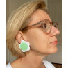 Rainball FLEUR Vert blanc - Francine BRAMLI Paris
