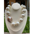 Collier WILLIAM perles nacrée & Nacre - Francine BRAMLI Paris