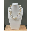 Collier NOLAN perles nacrées, opaques & transparentes - Francine BRAMLI Paris