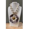 Collier COQUILLAGE & perles nacrées - Francine BRAMLI Paris