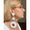 ORQUE blanc & transparent - Francine BRAMLI Paris