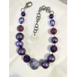 Collier EDOUARD violet - Francine BRAMLI Paris