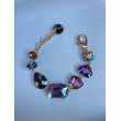 Bracelet SWANN cristal violet - Francine BRAMLI Paris