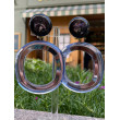 AISHA Miroir oval bleu - Francine BRAMLI Paris