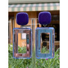 MIROIR Rectangulaire Bleu - Francine BRAMLI Paris
