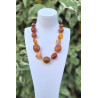Collier DRISS ambre - FRANCINE BRAMLI Paris