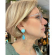 GOUTTE bleue/dorée - Francine BRAMLI Paris