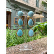 GOUTTE double bleue/dorée - Francine BRAMLI Paris