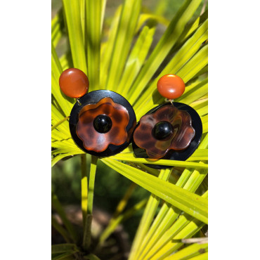 STELLA Noir Marron - Francine BRAMLI Paris